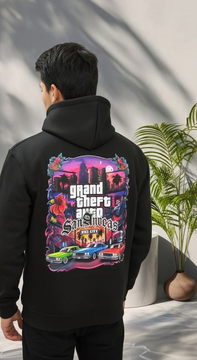 GTA X MFAFA – Premium Retro Gaming Streetwear Hoodie - MFAFA