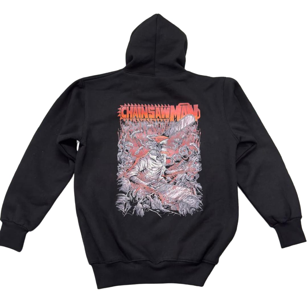Chainsaw Man X MFAFA – Premium Dark Anime Streetwear Hoodie - MFAFA