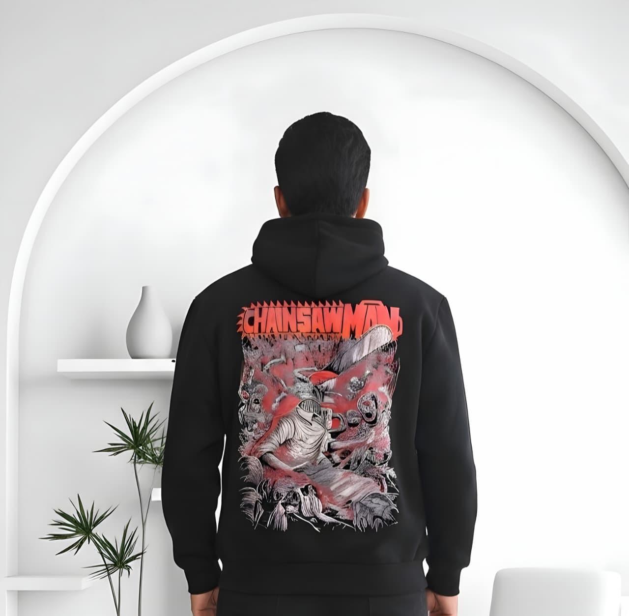 Chainsaw Man X MFAFA – Premium Dark Anime Streetwear Hoodie - MFAFA